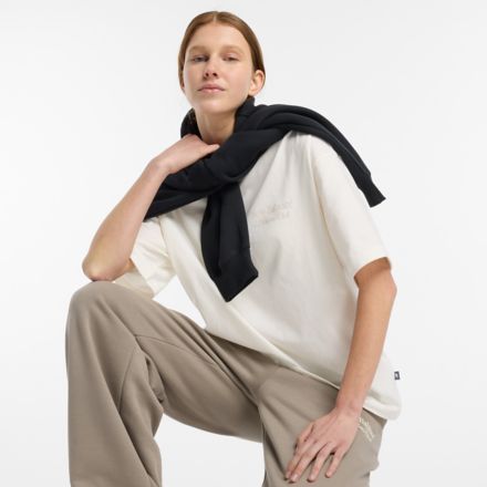Linear Graphic Oversized T-Shirt, CLAY ASH, WT51946SST