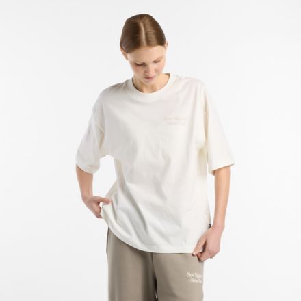 Linear Graphic Oversized T-Shirt, CLAY ASH, WT51946SST