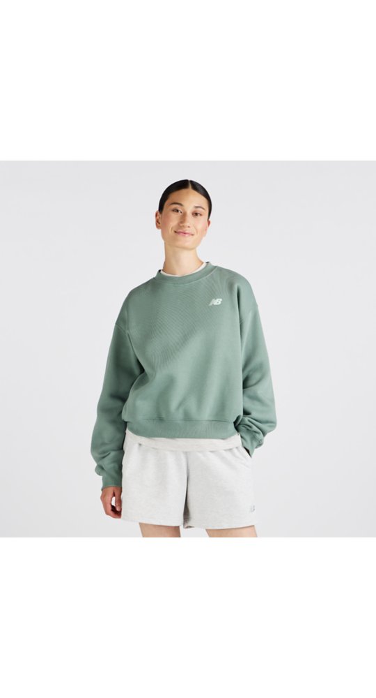New Balance Athletics Club Crew in Dark Juniper