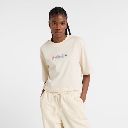 Center Multi Color Cropped T-Shirt