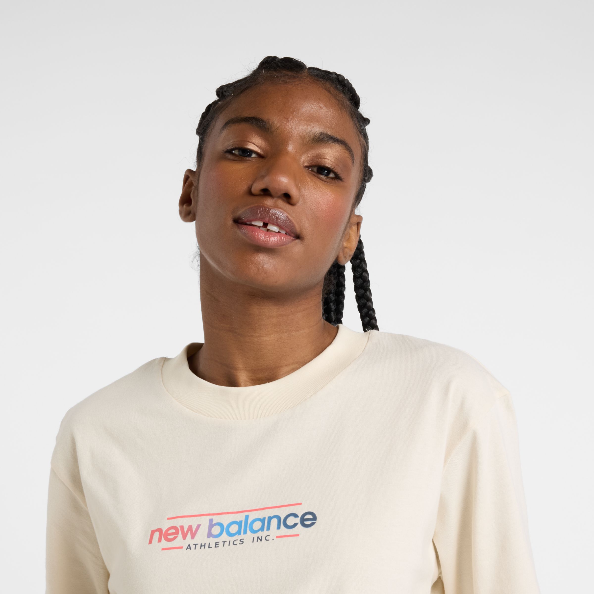 Center Multi Color Cropped T-Shirt