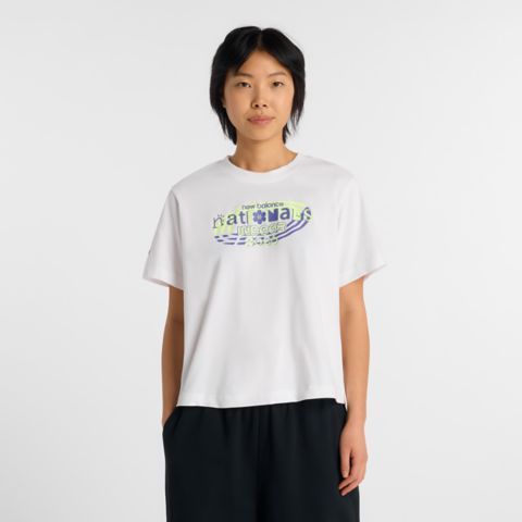 Женские футболки New Balance Nationals Indoor Women's Graphic T-Shirt 1