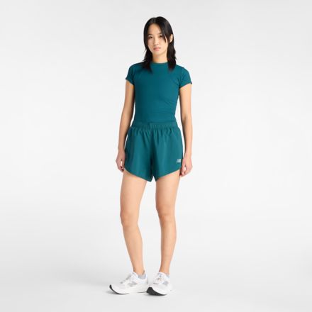 Ribbed Fitted T-Shirt, SEA SALT, WT53125AAV