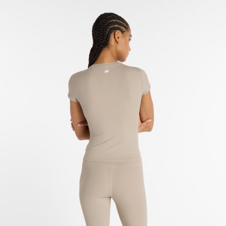 Ribbed Fitted T-Shirt