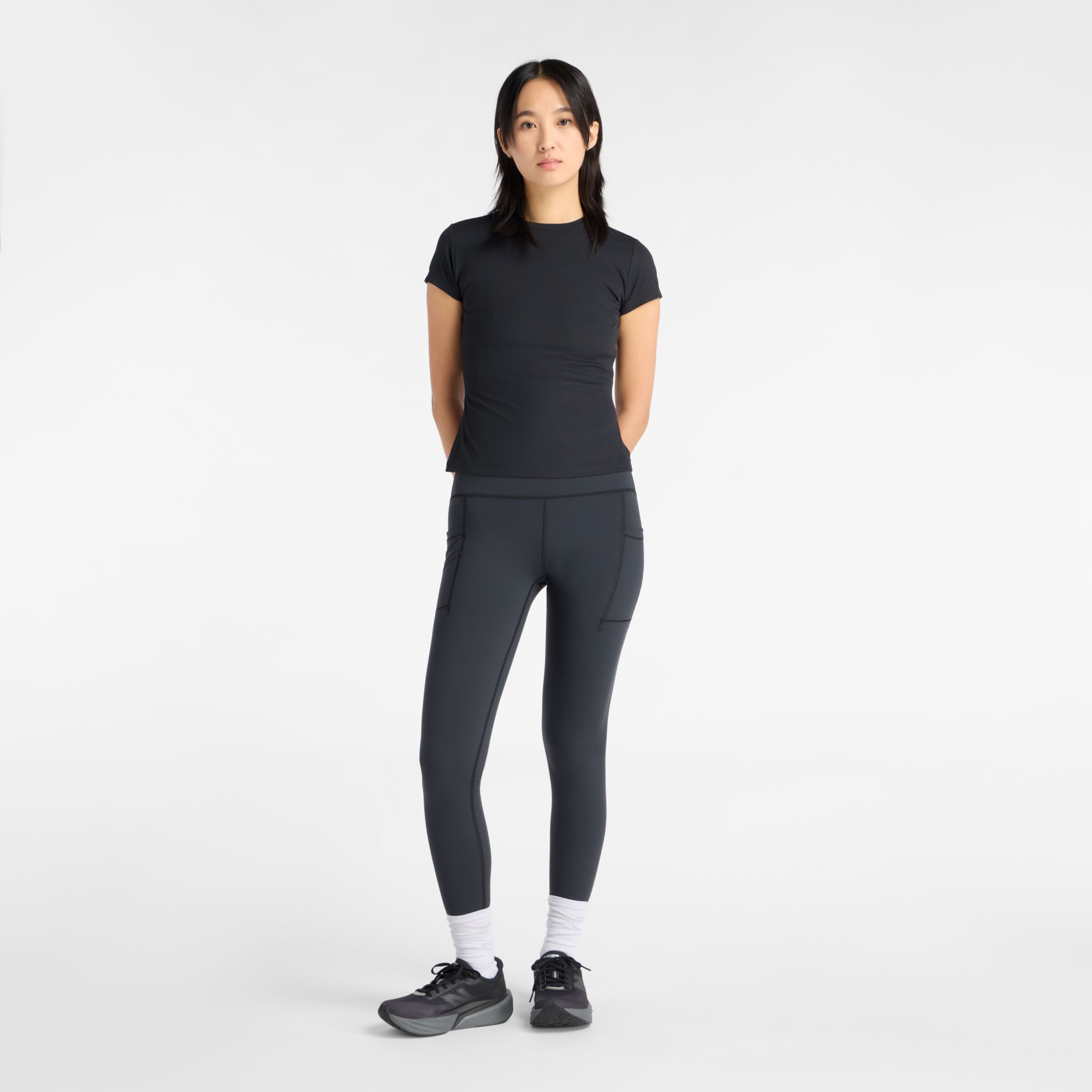 Ribbed Fitted T-Shirt