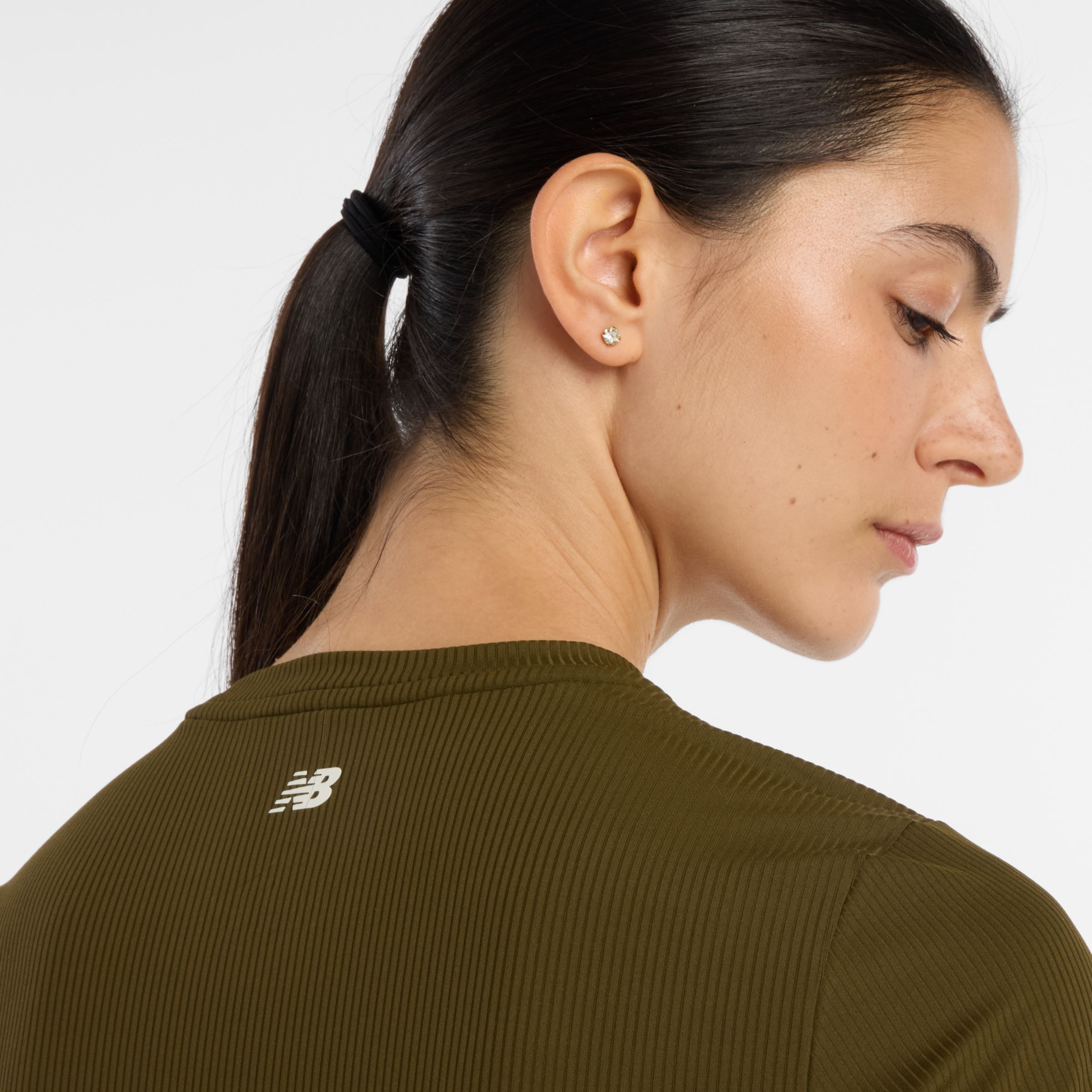 NYC Marathon Ribbed Fitted T-Shirt