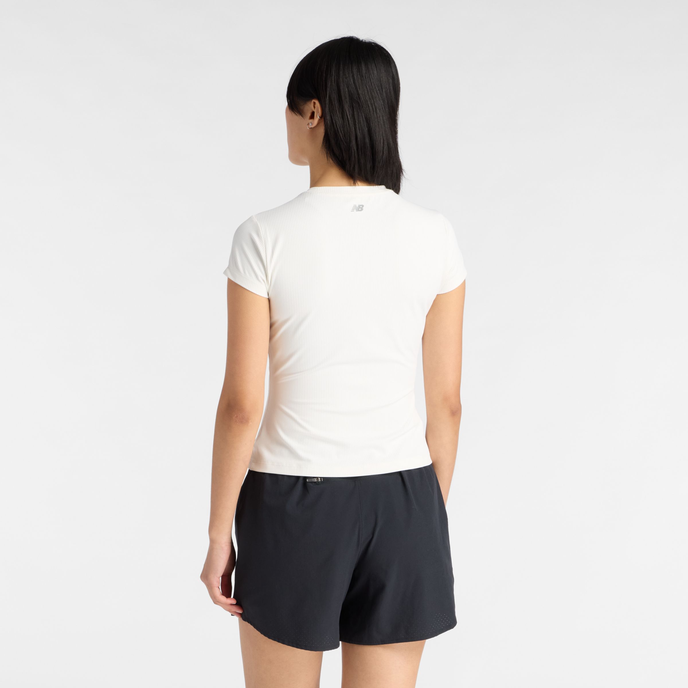 Ribbed Fitted T-Shirt