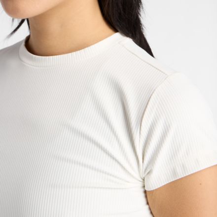 Ribbed Fitted T-Shirt