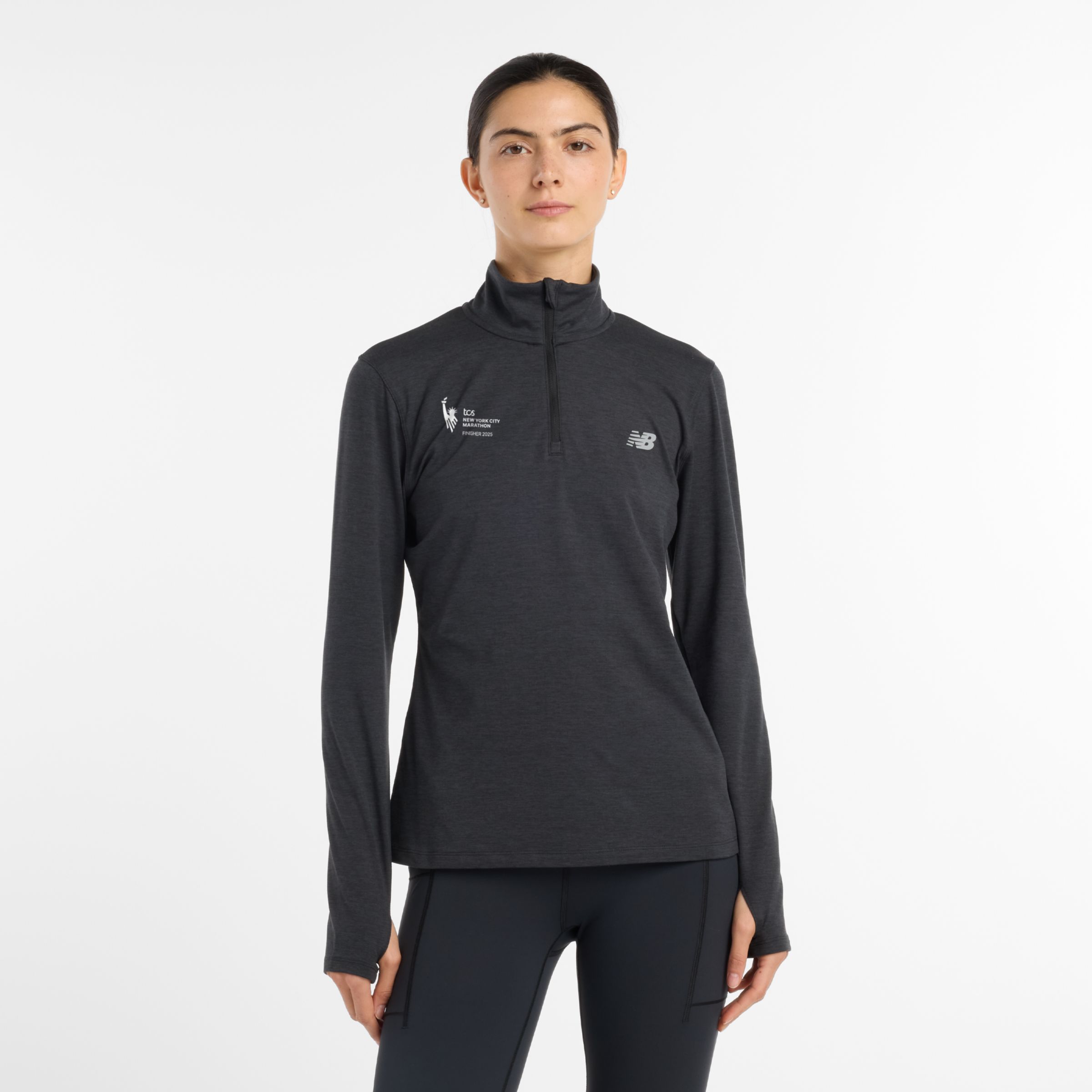 New Balance Women's Nyc Marathon Sport Essentials Jacket In Black