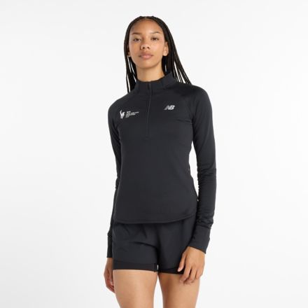 NYC Marathon Athletics Heat Grid 1/2 Zip