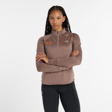 NYC Marathon Athletics Heat Grid 1/2 Zip