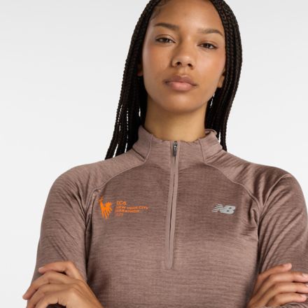 NYC Marathon Athletics Heat Grid 1/2 Zip