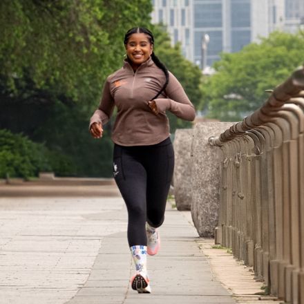 NYC Marathon Athletics Heat Grid 1/2 Zip
