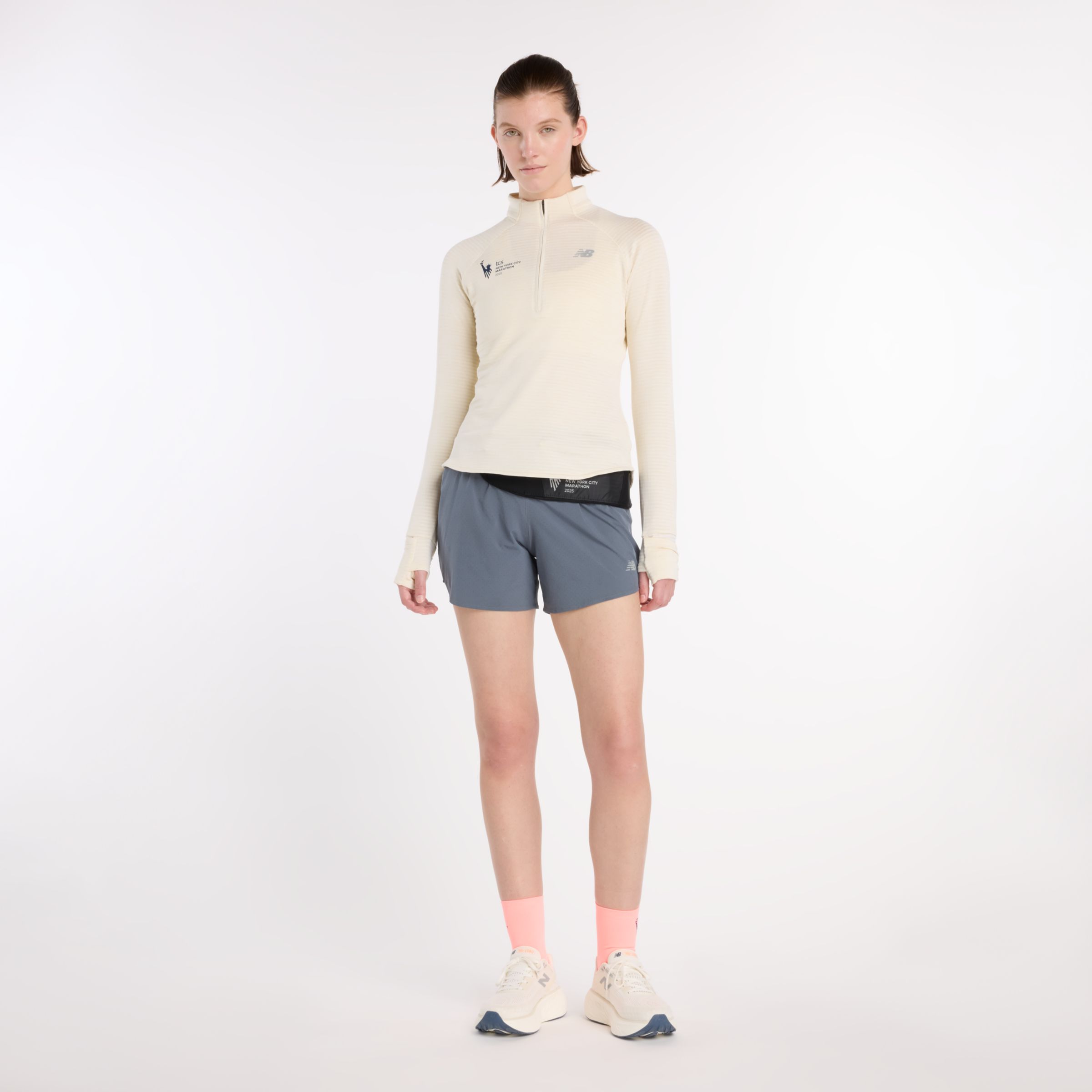 NYC Marathon Athletics Heat Grid 1/2 Zip