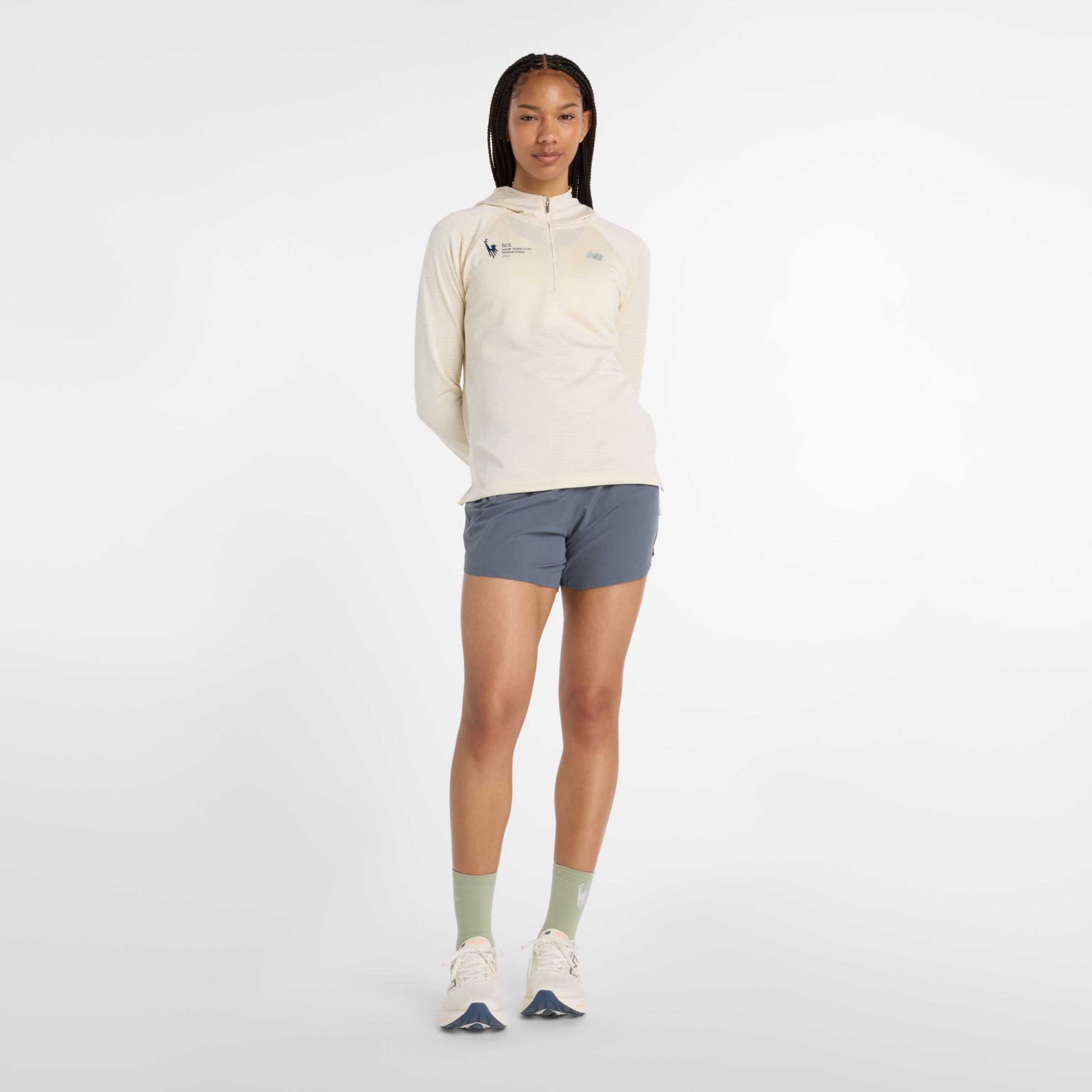 NYC Marathon Heat Grid 1/2 Zip Hoodie