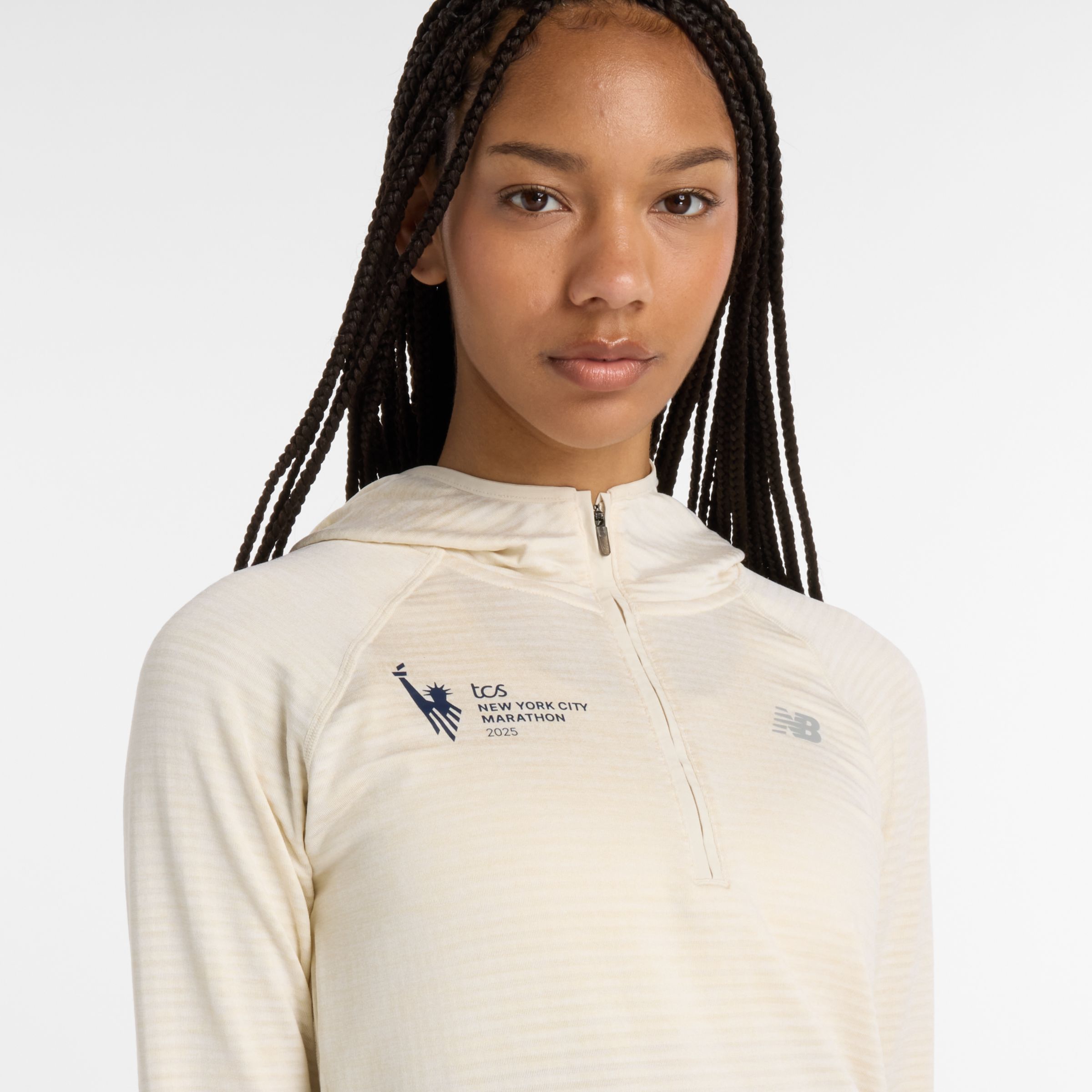 NYC Marathon Heat Grid 1/2 Zip Hoodie