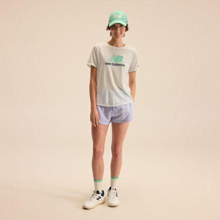 Australian Open Athletics Graphic T-Shirt, GLINT BLUE II, WT53226AGB2