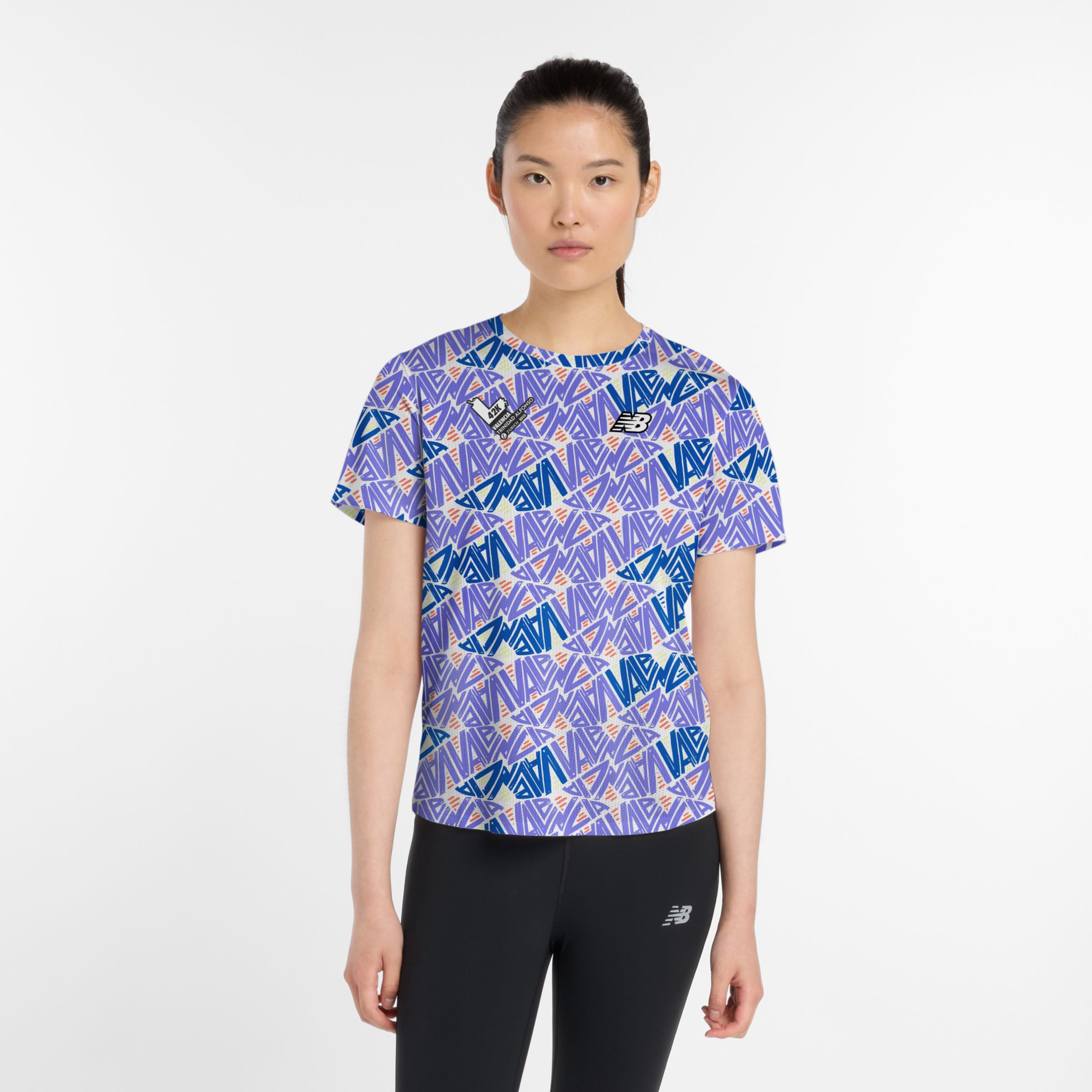 Valencia Marathon Printed Athletics T-Shirt