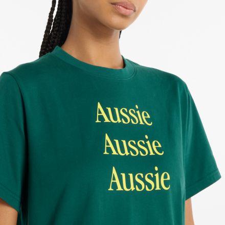 Australian Open Aussie T-Shirt, MARSH GREEN, WT53440AMHN