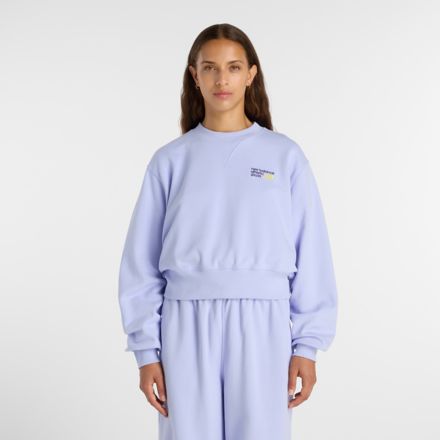 Athletics プレミアムロゴリラックスクロップクルー, DAYBREAK, WT53507DAY