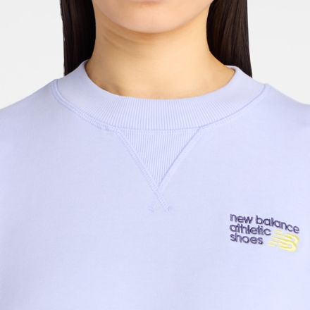 Athletics プレミアムロゴリラックスクロップクルー