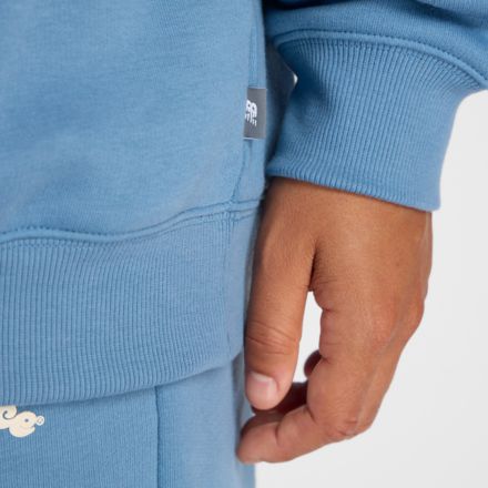 Linear Heritage Fleece Long Hoodie