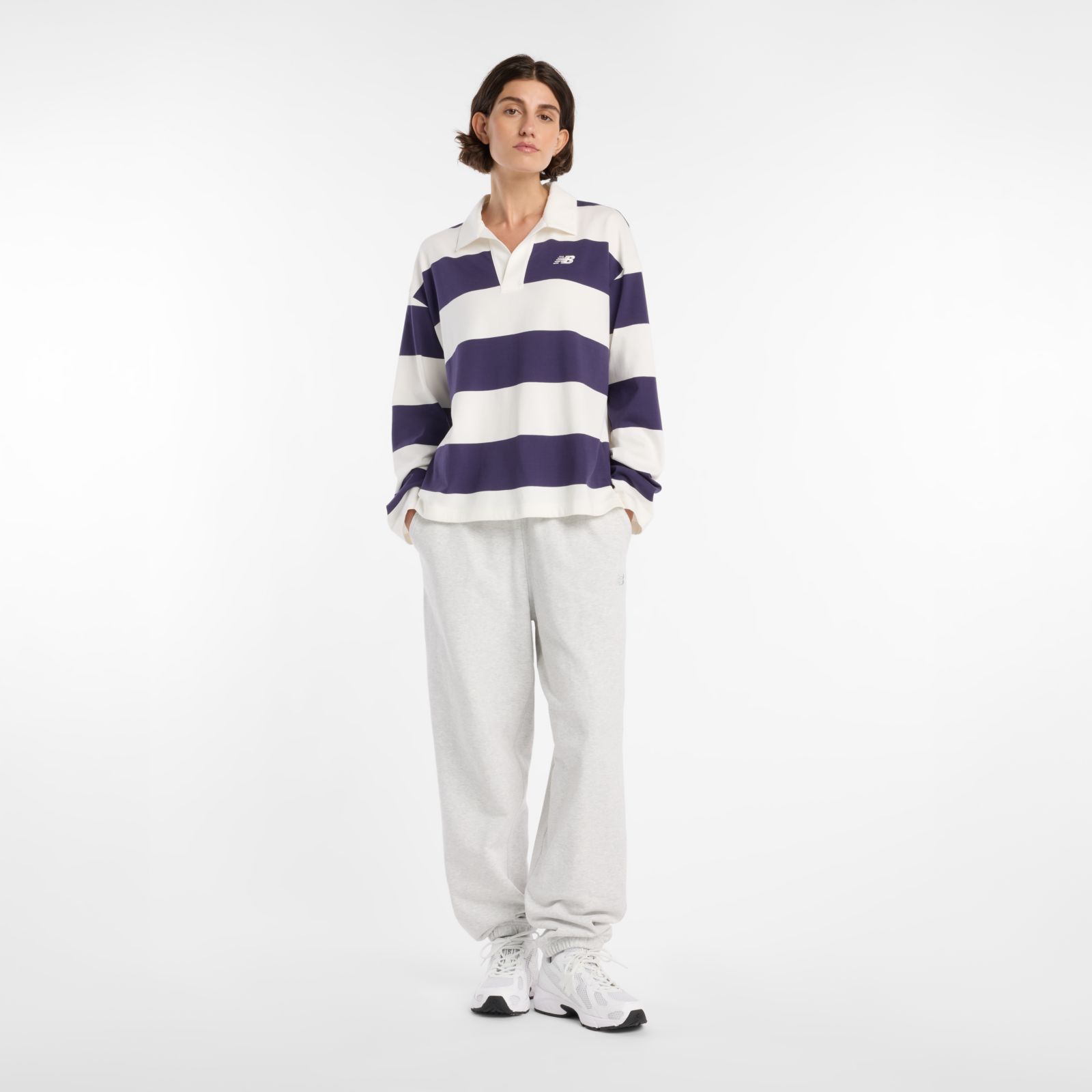 Женские топы New Balance Rugby Long Sleeve — фото 2