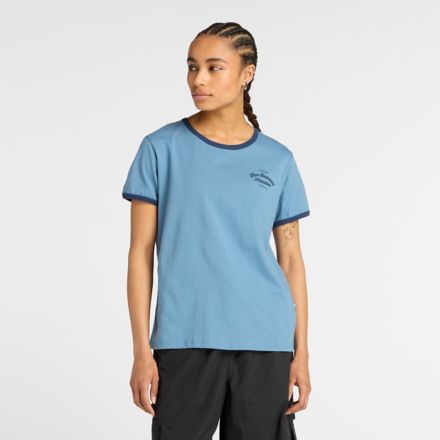 Linear Heritage 拼色圓領上衣, 永久凍土, WT53524SRU