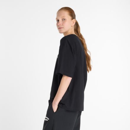 Linear Heritage 加大寬鬆圓領上衣