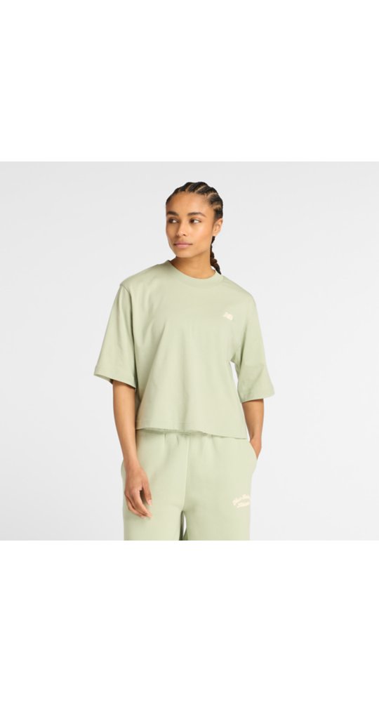 New Balance Linear Heritage Relaxed T-Shirt in Garter Snake