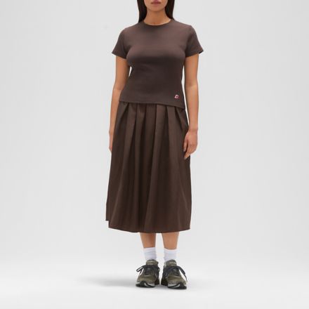 Made in USA Cropped Top, CALCIUM, WT53561RHE