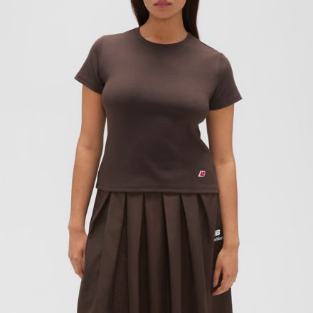 Made in USA Cropped Top, CALCIUM, WT53561RHE