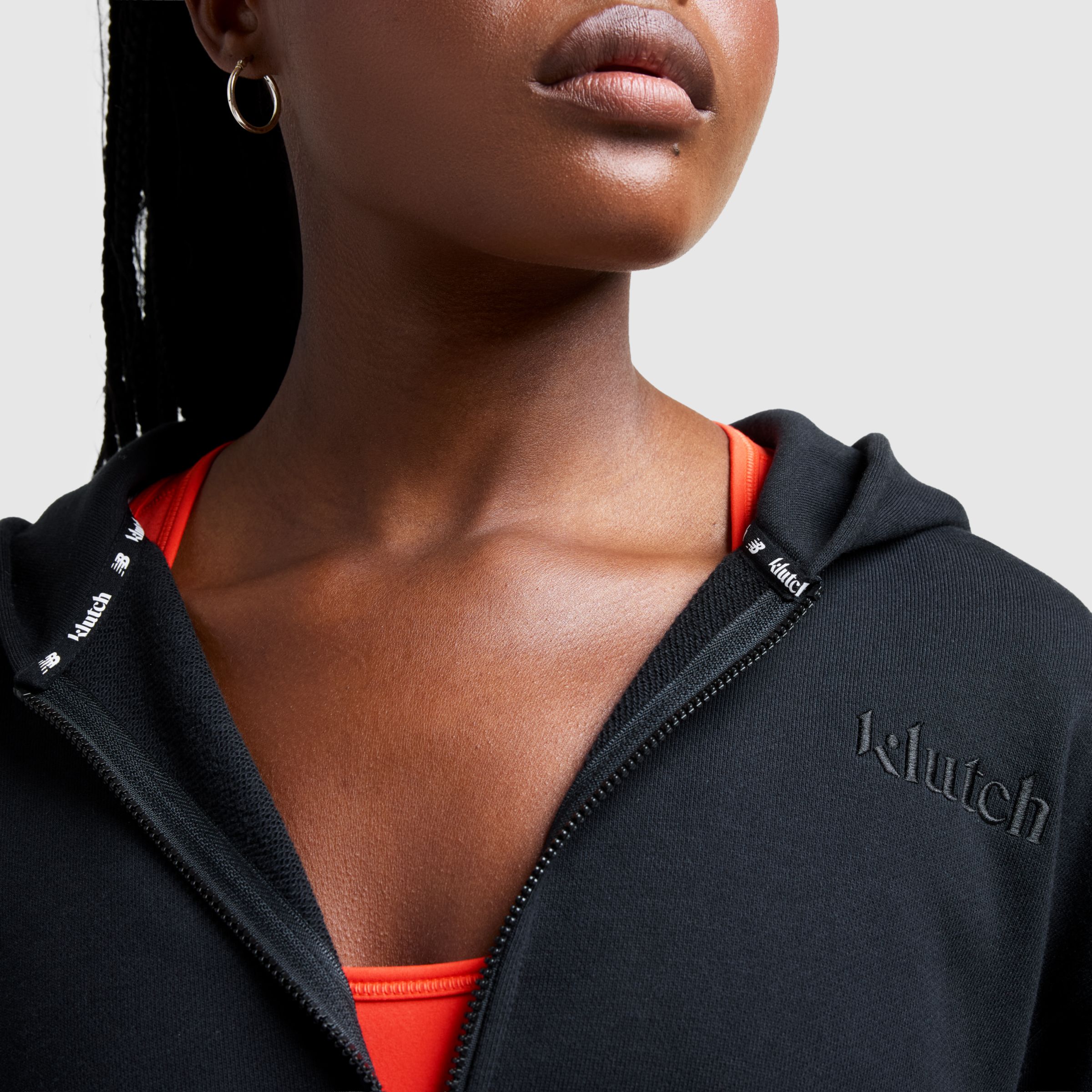 Klutch X NB フリースフルジップフーディ