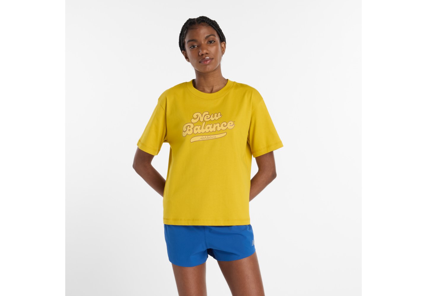 New Balance Athletics Legacy T-Shirt in Ash Heather — photo 1 of 1
