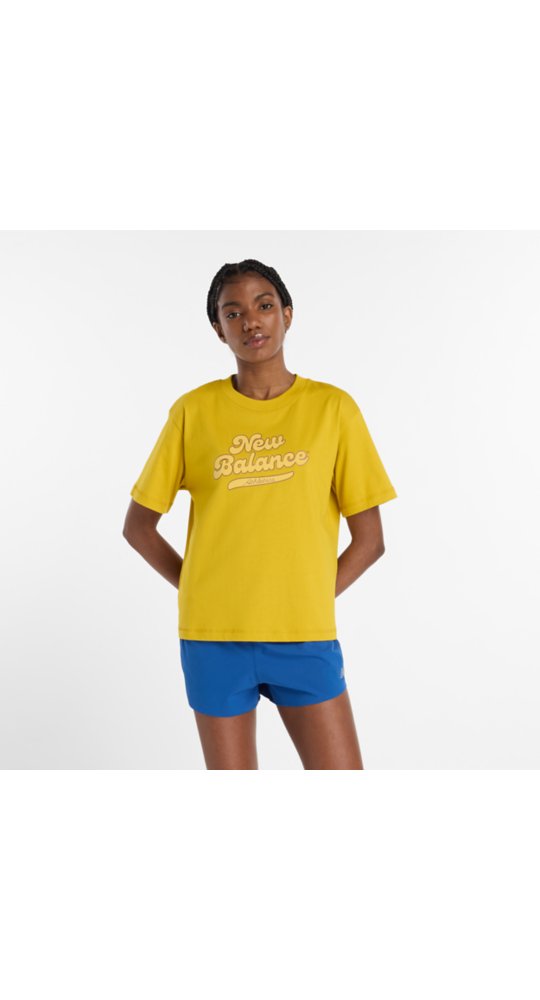 New Balance Athletics Legacy T-Shirt in Ash Heather