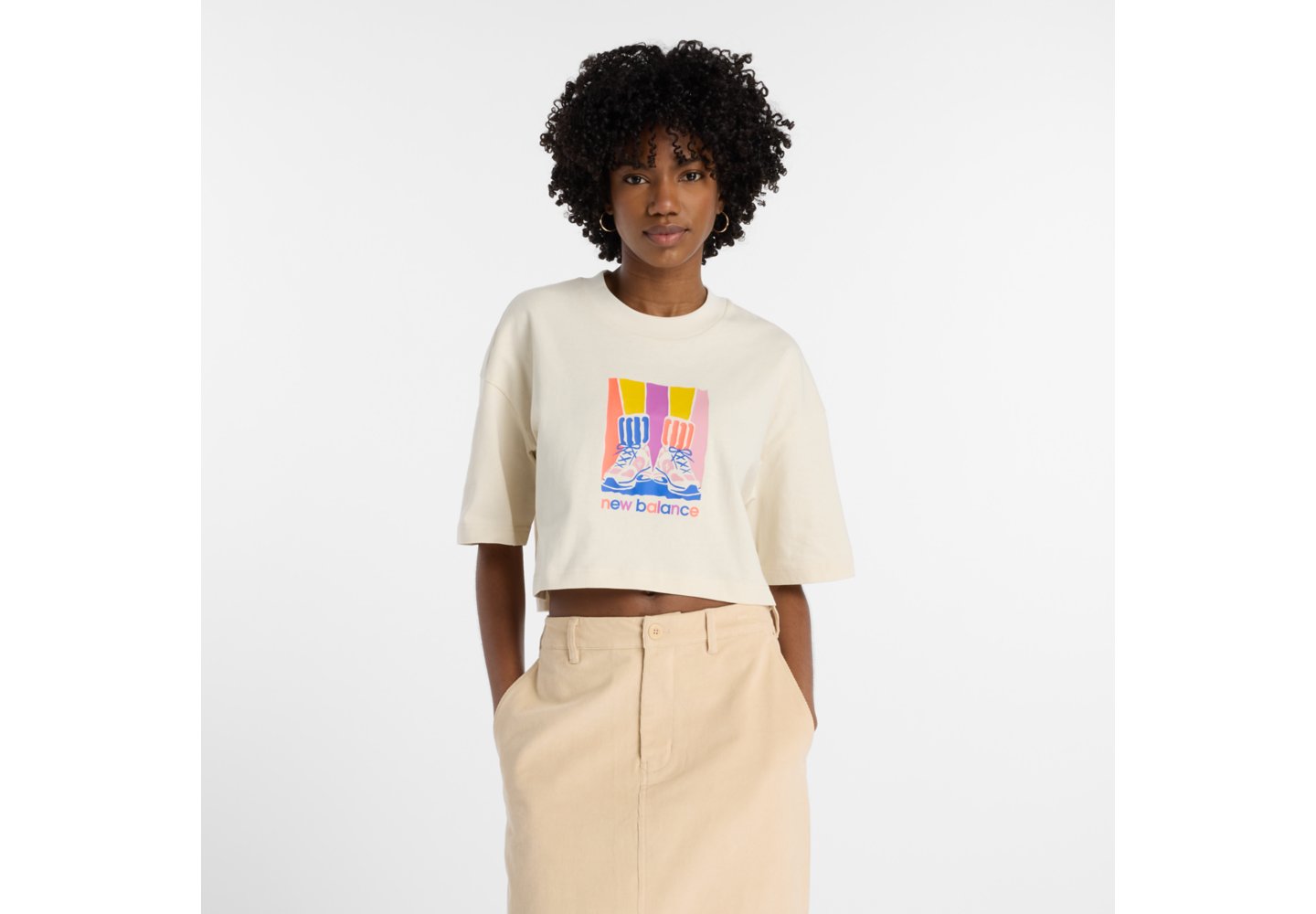New Balance Athletics Gradient Shoes T-Shirt in Earth Shadow — photo 1 of 1