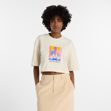 Athletics Gradient Shoes T-Shirt, LINEN, WT53904LIN