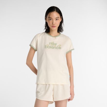 Flower Ringer T-Shirt, SHORELINE BLUE, WT53910PEF