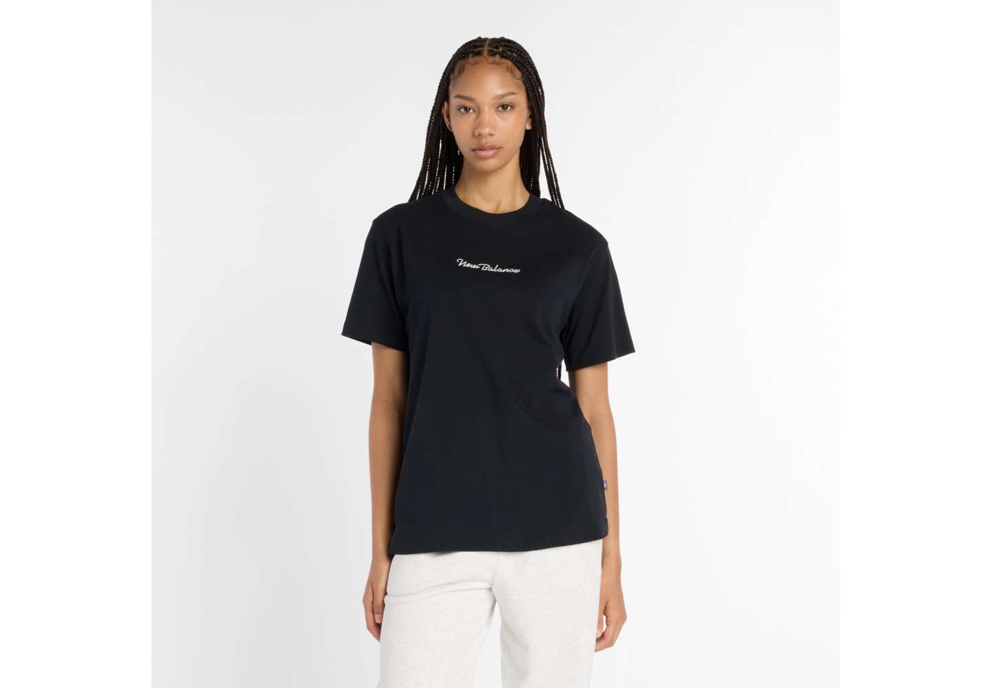 New Balance Athletics Script T-Shirt in Caviar — photo 1 of 1