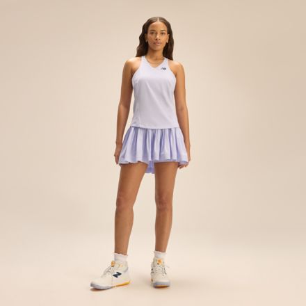 Coco Gauff Signature Melbourne Tank, HOT MARIGOLD with NB NAVY, WT6107ABDYK