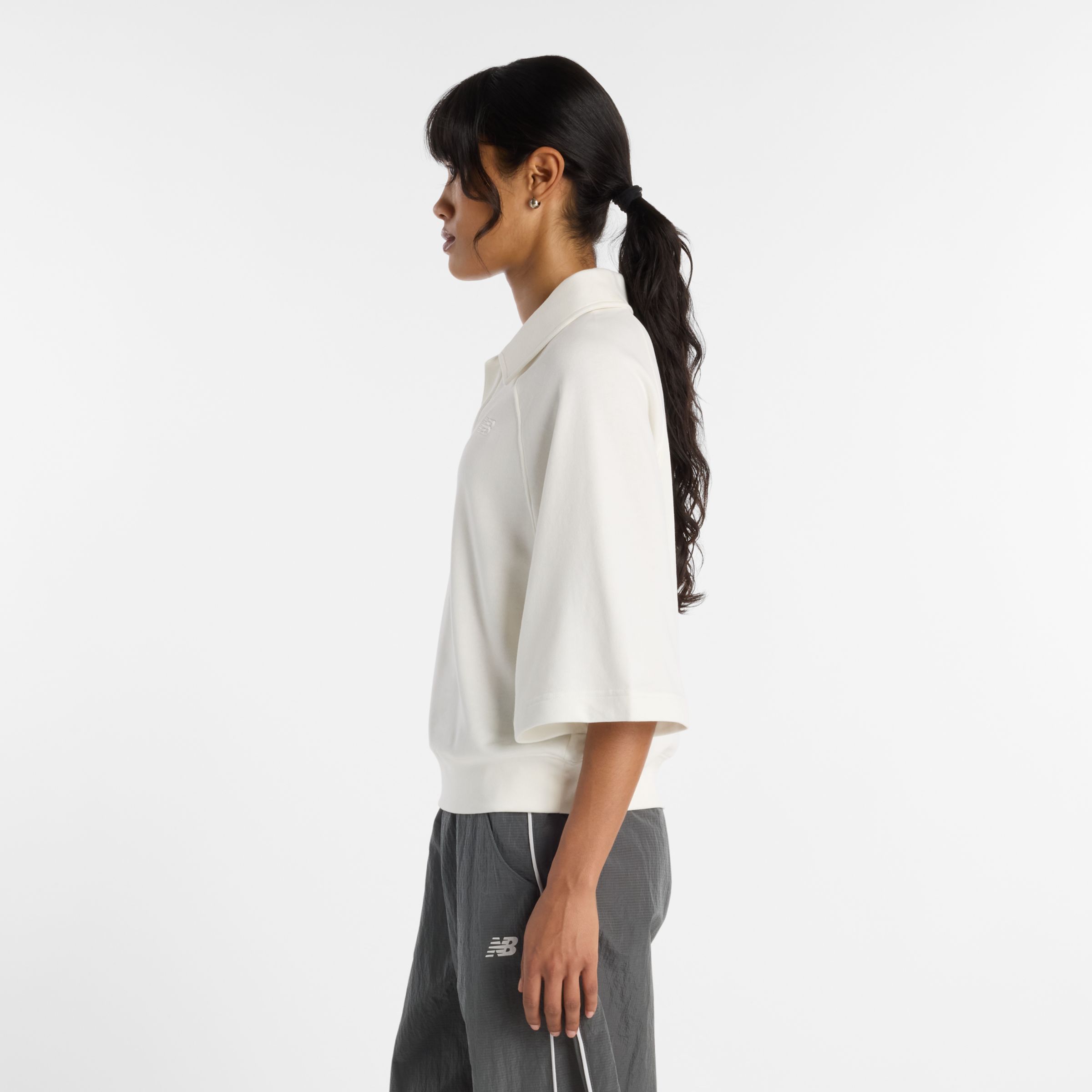 Coastal Fleece Oversized Polo