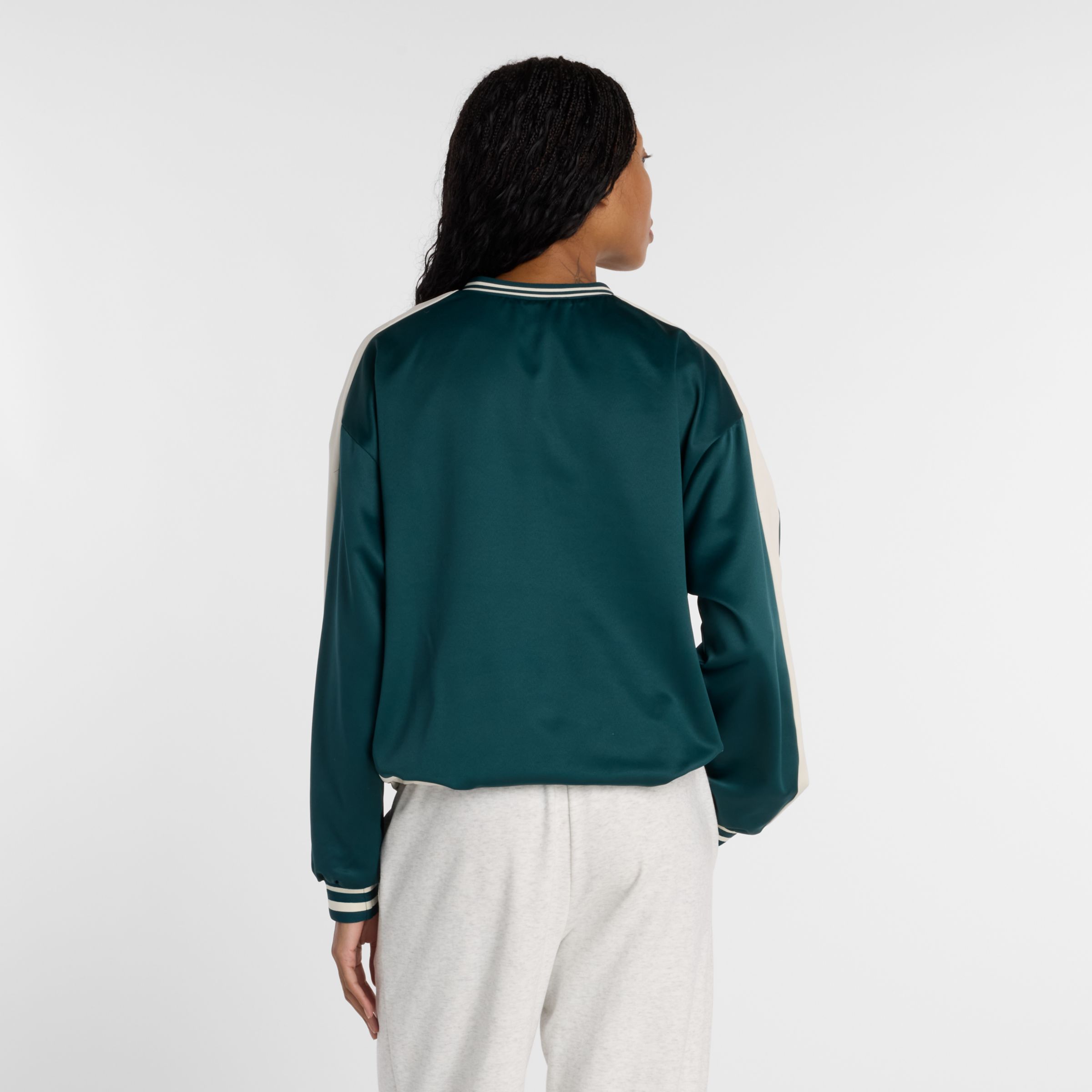Satin Woven Pullover