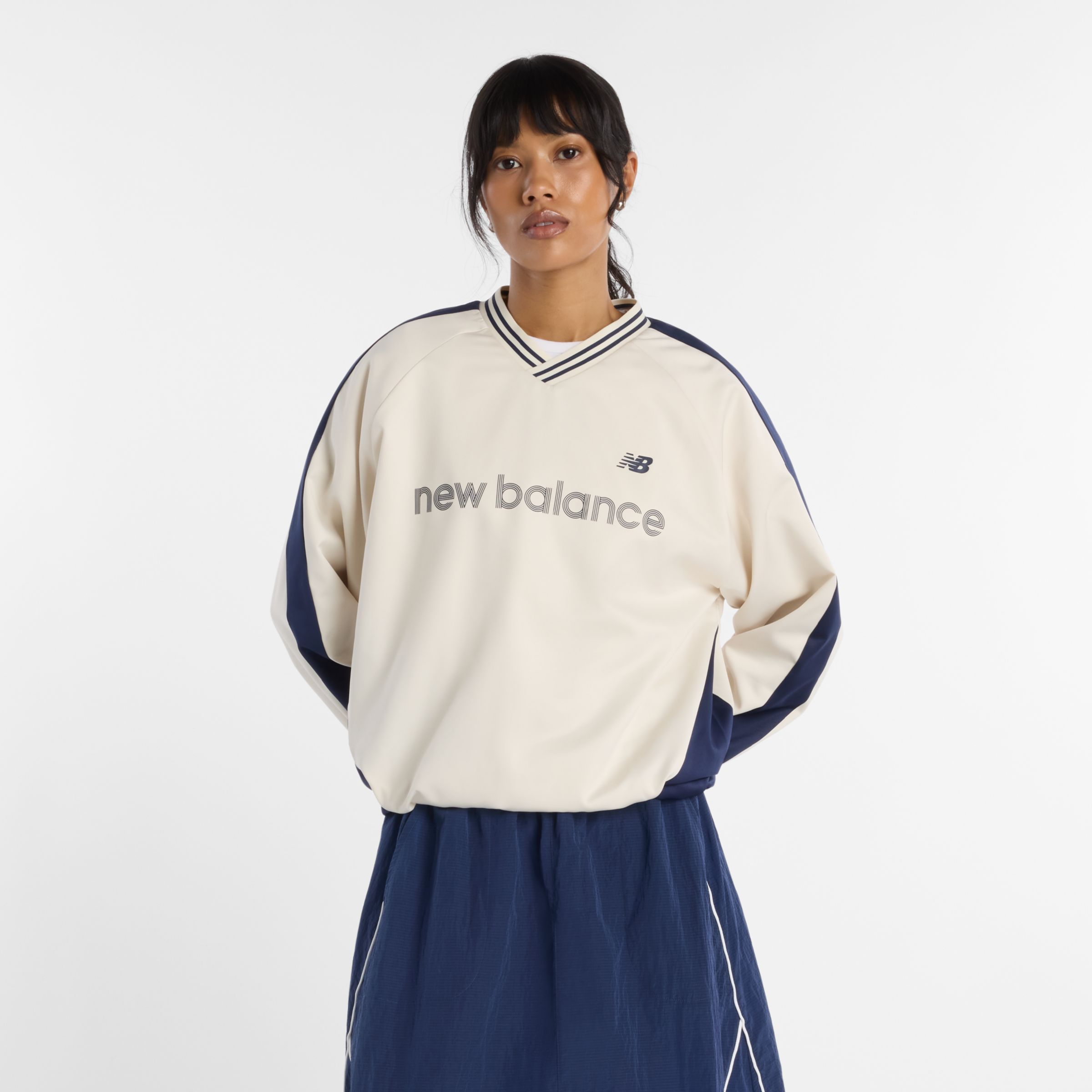 Satin Woven Pullover