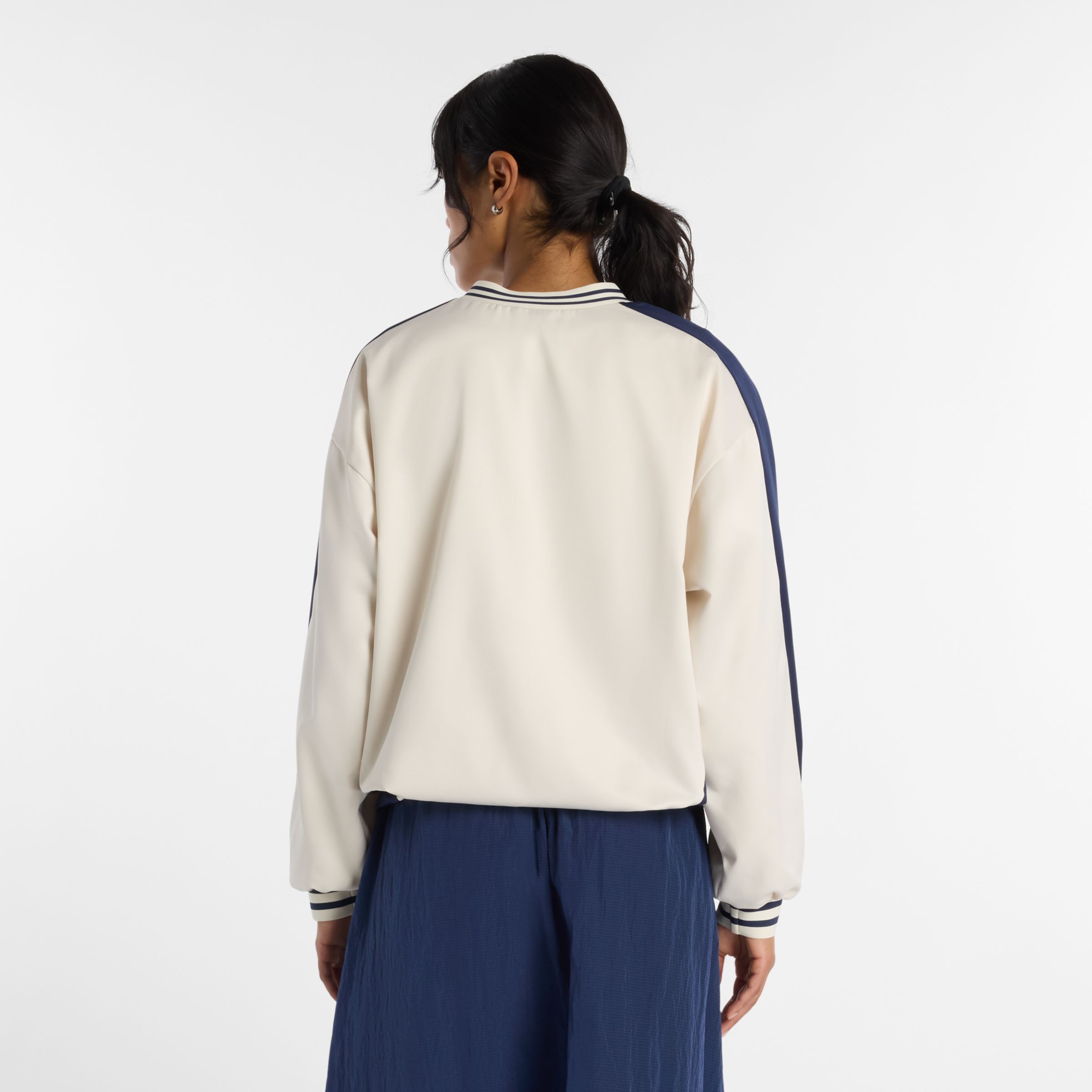 Satin Woven Pullover