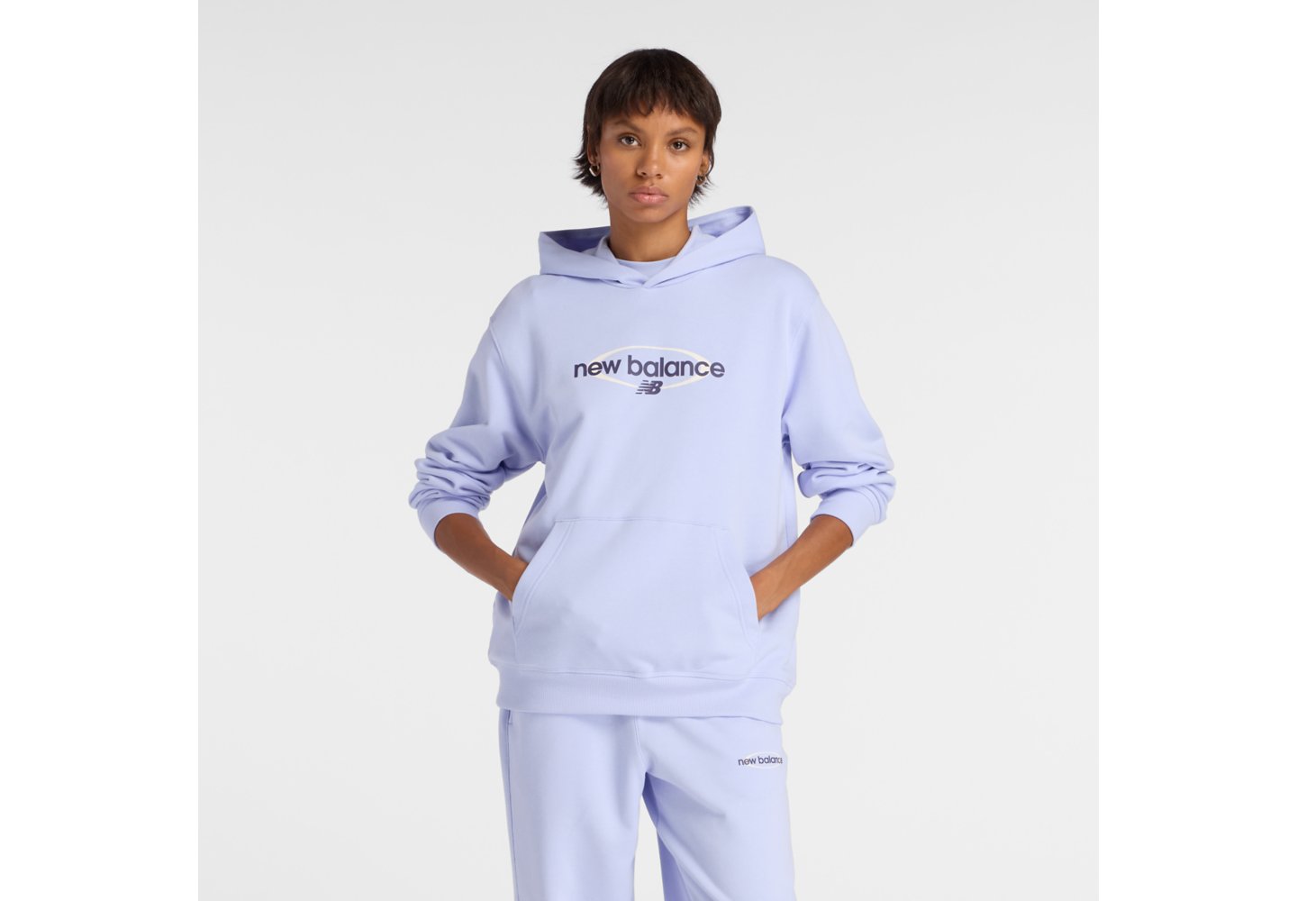 New Balance Sport Graphic Relaxed Hoodie in Day Break — photo 1 of 1