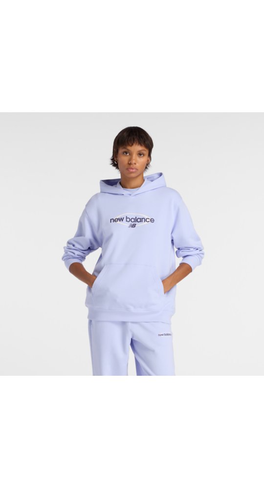 New Balance Sport Graphic Relaxed Hoodie in Day Break
