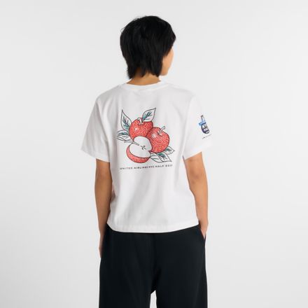 United Airlines NYC Half Women's Graphic T-Shirt - Apple