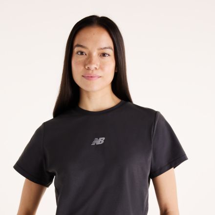 NBX Shifted 2 Active Dry 抽褶 T 恤, 淡奶油, WT6137DUABR