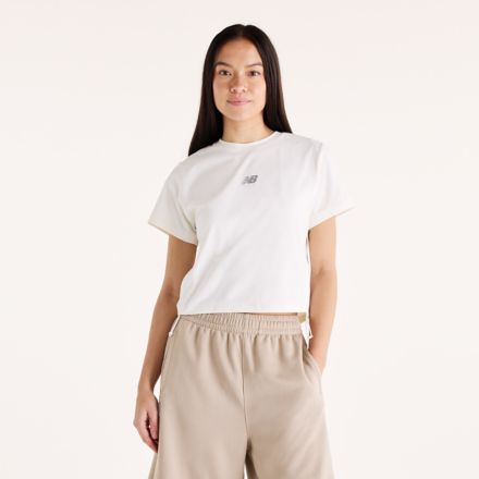 NBX Shifted 2 Active Dry Shirring T-shirt, GLINT BLUE, WT6137DUCIC