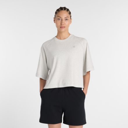 Raglan Oversized T-Shirt, ASH HEATHER MULTI, WT6147DDAHH